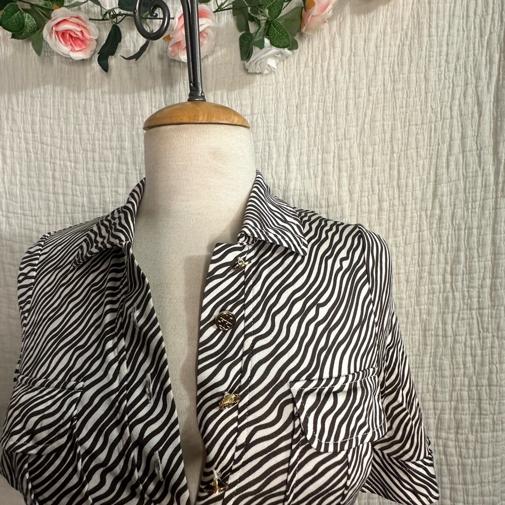 Tory Burch silk Dress with Belt - Picture 3 of 7
